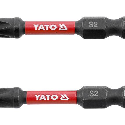 Yato Impact Screwdriver Bits 1/4 50MM PH2 2PCS Professional
