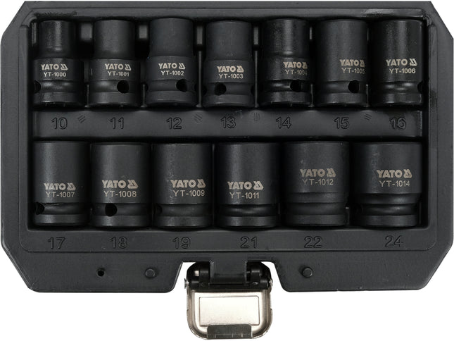 Yato Impact Socket Set 1/2" 13 Pieces Professional Grade