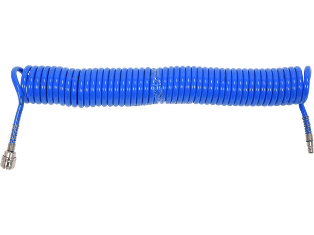 Yato PU Spiral Recoil Air Hose 6.5mm x 10mm x 10m Blue
