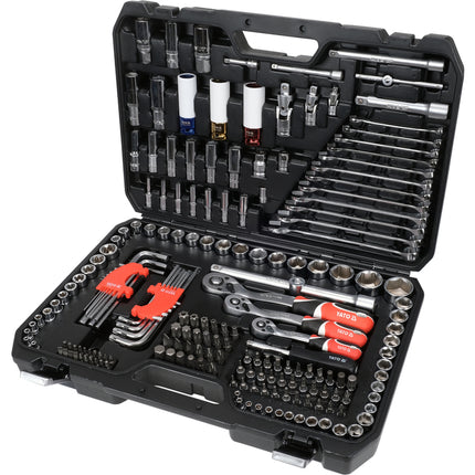 Yato 198 PCS SOCKET SET 1/4" 3/8" 1/2" | YT-38850