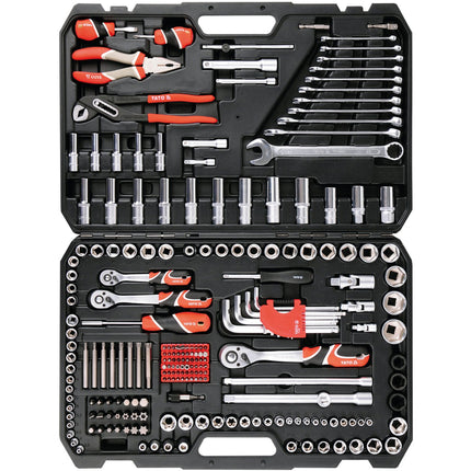 Yato SOCKET SET 1/4", 3/8" & 1/2" 225PCS | YT-38941