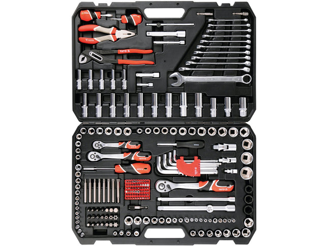 Yato SOCKET SET 1/4", 3/8" & 1/2" 225PCS | YT-38941