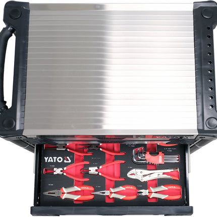 Yato 7 DRAWERS ROLLER CABINET WITH 157 PCS TOOLS | YT-55308