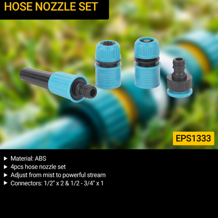 Epsilon 4 Piece Hose Nozzle Set | EPS1333 , 6294015648232