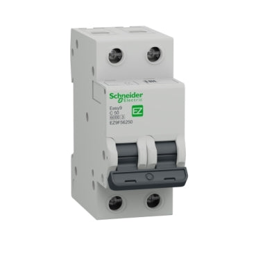 Schneider Electric,EZ9F56250,Easy9 MCB 2P 50A C 6000A 230V