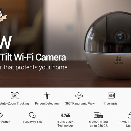 C6W Pan & Tilt Wi-Fi Camera