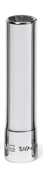 STMD10Snap-Onمقبس Flank Drive® عميق SAE 12 نقطة 5/16" محرك 1/4" كروم