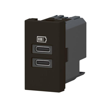 077682LLegrandموزاييك 1 وحدة USB C+C 3A 15W أسود