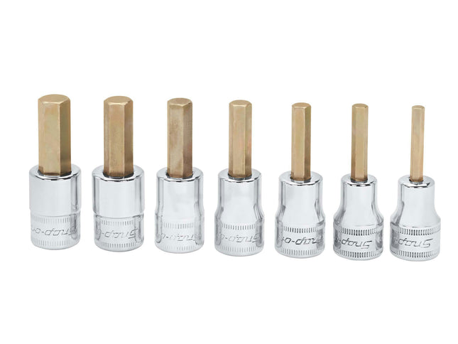 207EFAMYSnap-Onمجموعة Snap-on 7 قطع سداسية مقياس 3/8 بوصة