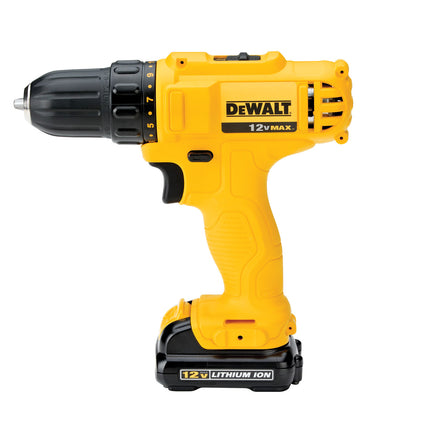 DeWalt 12V Subcompact Drill Driver  2 X 1.3Ah Battery Kit | DCD700C2-B5