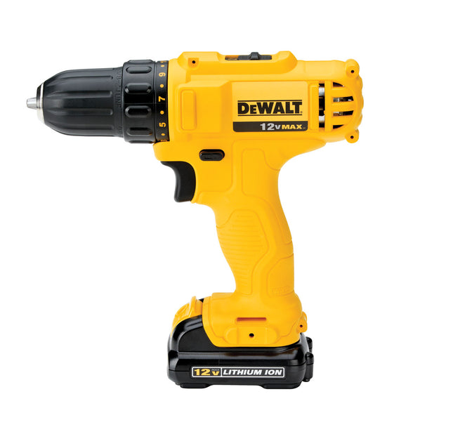 DeWalt 12V Subcompact Drill Driver  2 X 1.3Ah Battery Kit | DCD700C2-B5