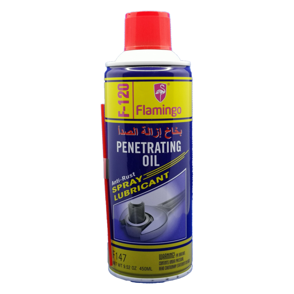 Buy Flamingo F147 De-Rust Lubricant - 450ml at best price from Toolmart TOOLMART Buy Flamingo F147 De-Rust Lubricant - 450ml at best price from Toolmart TOOLMART