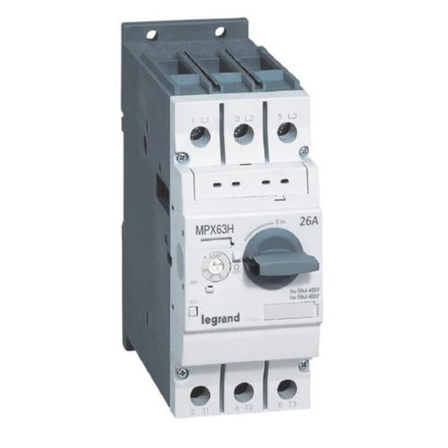417364Legrandقاطع دائرة حماية المحرك Legrand MPX3 بقدرة 18-26A 50KA