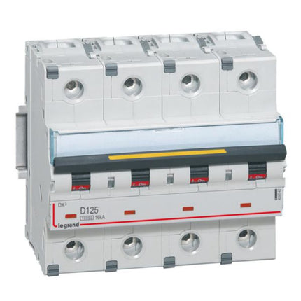 409542Legrandقاطع دورة Legrand DX3 رباعي الأقطاب 125A منحنى D