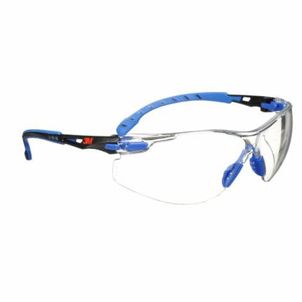 71000791833Mنظارات 3M Solus 1000 الواقية S1101SGAF أسود/أزرق عدسات شفافة