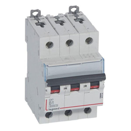 407554Legrandقاطع دورة Legrand DX3 ثلاثي الأقطاب 1A منحنى B