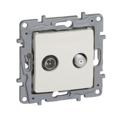 764658Legrandمقبس نهائي Niloé TV-SAT بتخفيف -10dB عاجي من Legrand