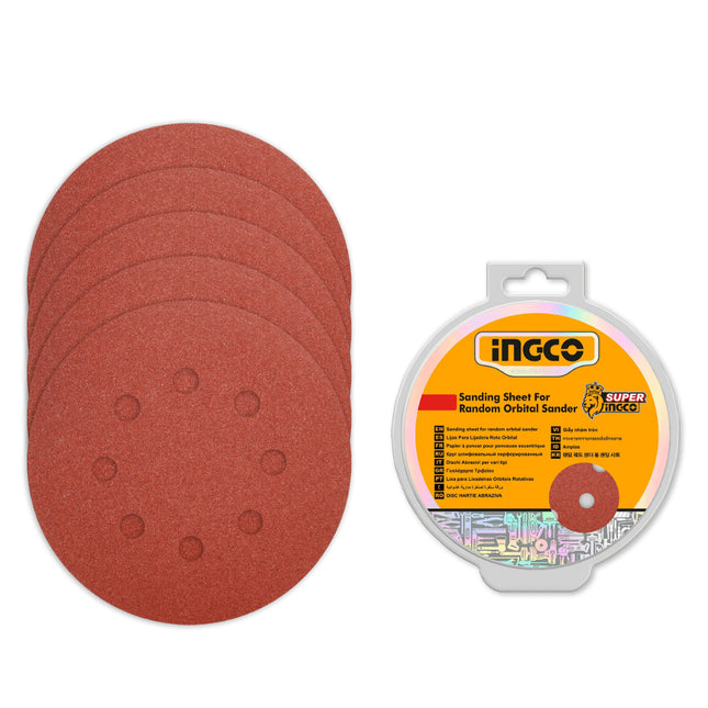 AKRS1500511INGCOمجموعة أوراق الصنفرة 50 قطعة من إنجكو 150 ملم AKRS1500511