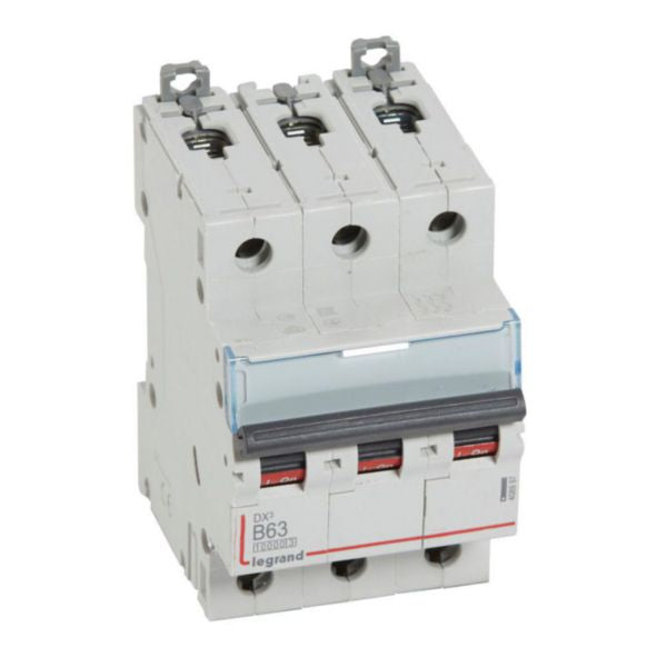 408997Legrandقاطع دارة Legrand DX3 ثلاثي الأقطاب 63A منحنى B
