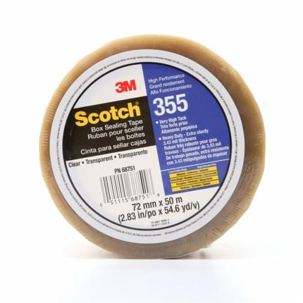 000511156875183Mشريط إغلاق الصناديق Scotch 355 شفاف 72 مم × 50 م 24 عبوة