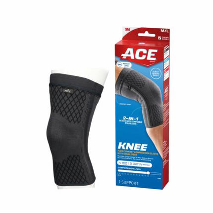 50056050553Mكم الركبة الضاغط ACE Flex Comfort مع مثبتات جانبية