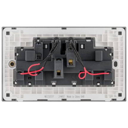 MEC32037WHLegrandمقبس أوبريا ثنائي القطب BS 13A مع مفتاح وضوء LED أبيض مات