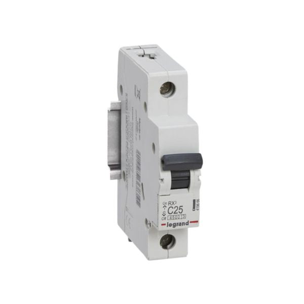 419666Legrandقاطع دارة Legrand RX3 أحادي القطب 25A منحنى C