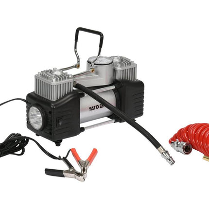 YT-73462Yatoضاغط هواء السيارة مع إضاءة LED 250W منفاخ إطارات محمول