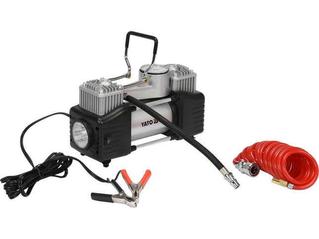 YT-73462Yatoضاغط هواء السيارة مع إضاءة LED 250W منفاخ إطارات محمول