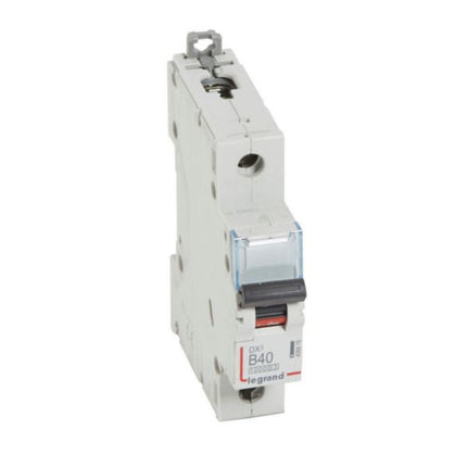 408876Legrandقاطع دائرة Legrand DX3 أحادي القطب 40A منحنى B 10kA