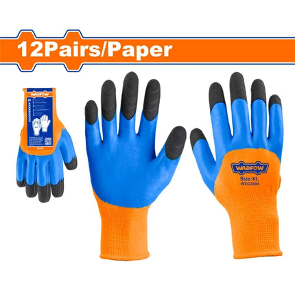 WXG3804Wadfow قفازات مطاطية طبيعية XL Wadfow WXG3804