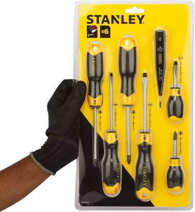 Screwdriver W/Bonus Set - Tester Included | 6 pcs