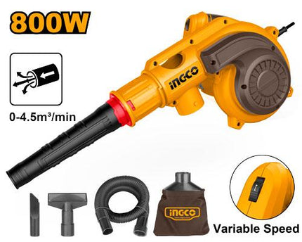 AB8038INGCOمكنسة كهربائية محمولة INGCO AB8038 بدون فرش 800 وات