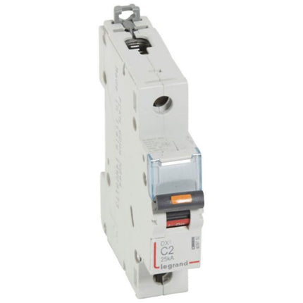 409752Legrandقاطع دائرة Legrand DX3 أحادي القطب 2A منحنى C