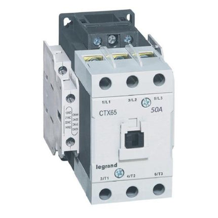 416144Legrandمقبس التحكم ثلاثي الأقطاب من ليجراند CTX³ 50A AC-3 بمحطات برغي