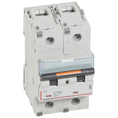 409776Legrandقاطع دارة Legrand DX3 ثنائي القطب 100A منحنى C