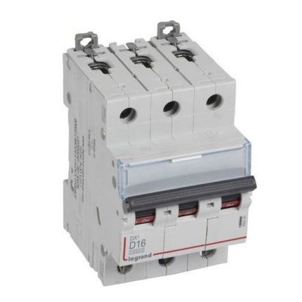 409499Legrandقاطع دوائر Legrand DX3 ثلاثي الأقطاب 16A منحنى D بسعة 10kA