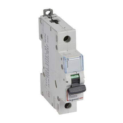 409110Legrandقاطع دائرة ليجراند DX3 أحادي القطب 4A منحنى C بقدرة 10kA