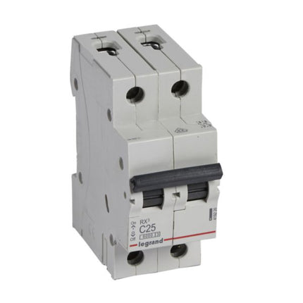 419226Legrandقاطع دائرة Legrand RX3 ثنائي القطب 25A منحنى C