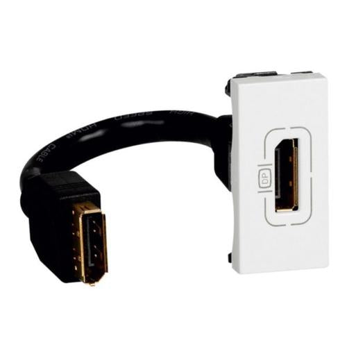 572090Legrandمقبس Legrand Arteor Display Port مزود مسبقًا وحدة واحدة أبيض