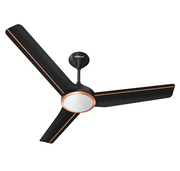 Havells ceiling fan 1200 mm trinity m. black lt copper| Air fans | Toolmart