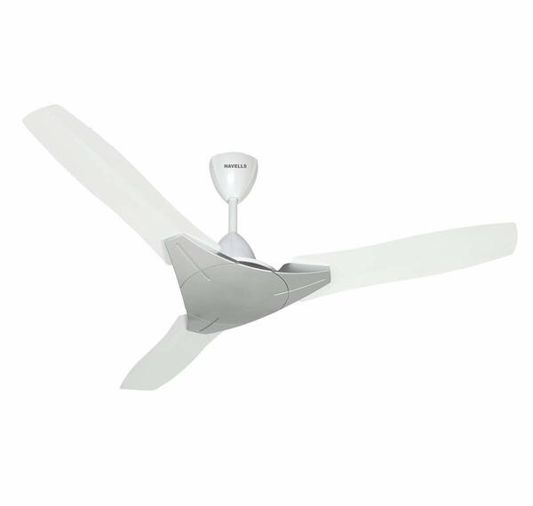 Havells ceiling fan 1400mm troika  pearl white silver | Air fans | Toolmart