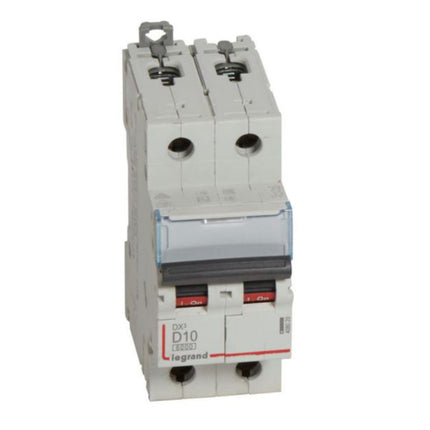 408029Legrandقاطع دارة Legrand DX3 ثنائي القطب 10A منحنى D سعة 6kA