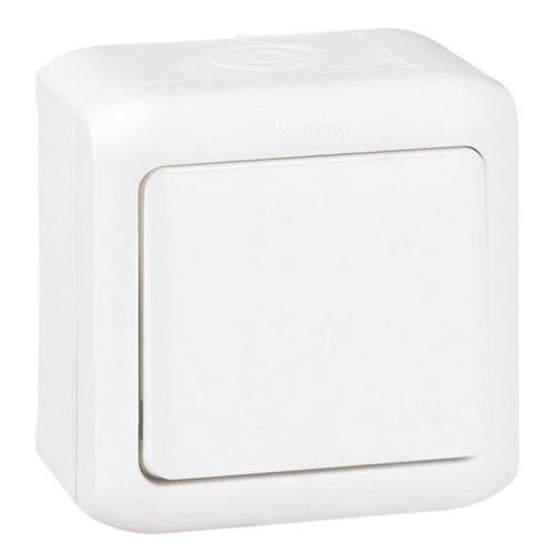 782360Legrandمفتاح فوريكس أحادي الاتجاه تثبيت سطحي 10AX 250V أبيض