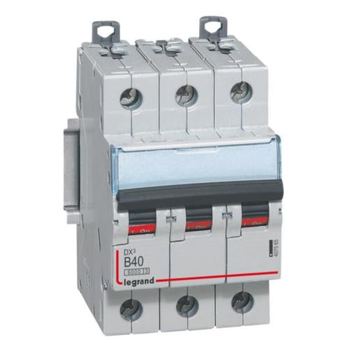 407565Legrandقاطع دارة Legrand DX3 ثلاثي الأقطاب 40A منحنى B 6kA
