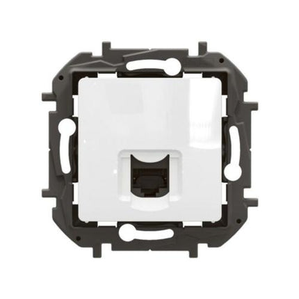 NP4304WHLegrandمقبس نيلوي RJ45 Cat6 UTP أبيض مثبت بالحائط 1Gbps