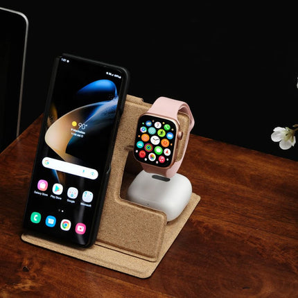 ITWC 1155Toolmart GiftsFARO - @memorii Mag 3 in 1 Foldable Cork Wireless Charger