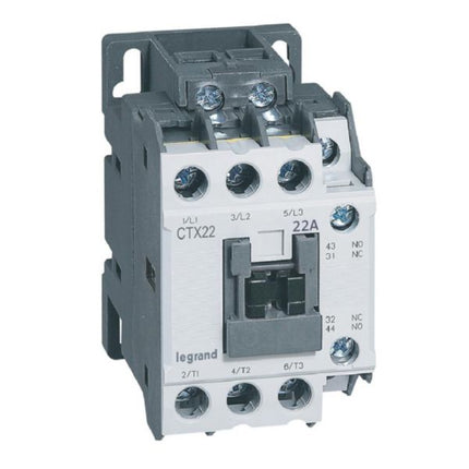 416119Legrandجهاز التلامس الكهربائي ثلاثي الأقطاب Legrand CTX³ بقوة 22A AC-3 نمط معياري