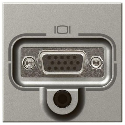 572788Legrandمنفذ Legrand Arteor HD15 بـ 3.5 ملم Jack توصيل طرفي برغي مغنيسيوم