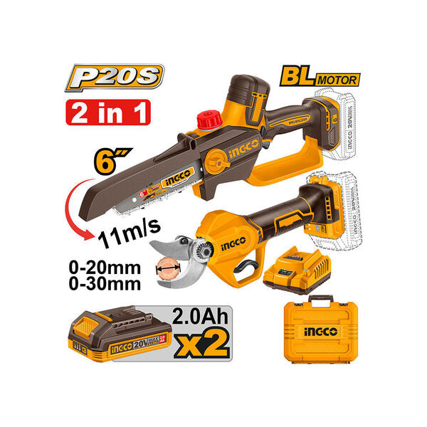 COSLI250795INGCOمجموعة أدوات INGCO اللاسلكية 20 فولت Li-Ion